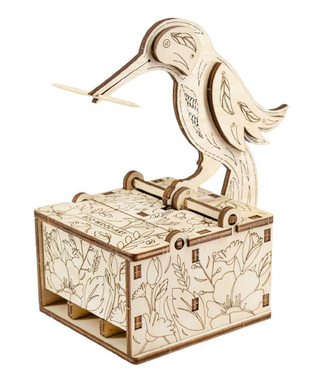 modelbouwpakket Bird Feeder 14 cm hout 38-delig