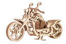 modelbouwpakket Motorfiets 22 cm hout 152-delig
