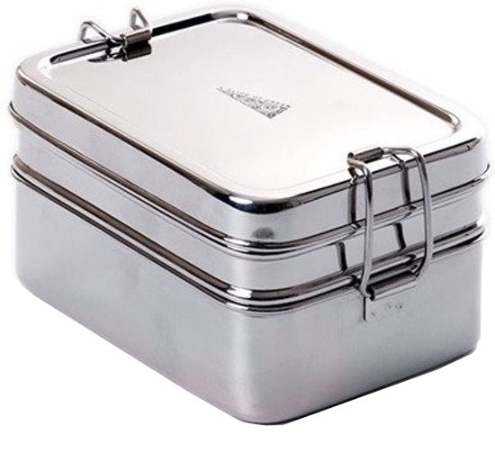 lunchbox Dabba Magic RVS 14 x 11 x 8 cm