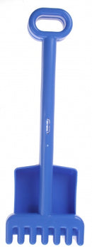 schep en hark 30 cm blauw