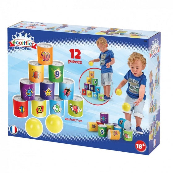 Ecoiffier Blikken Werpspel, 10dlg.