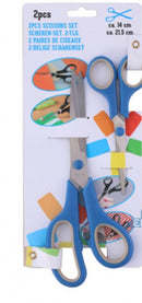 schaar 2 stuks blauw