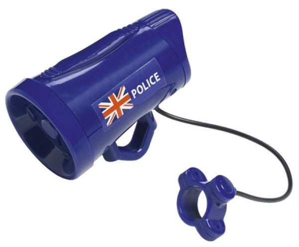 fietssirene Engelse politie jongens 12 cm blauw