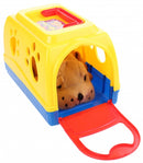 hondenhok 2-delig 16 x 10 x 11 cm rood