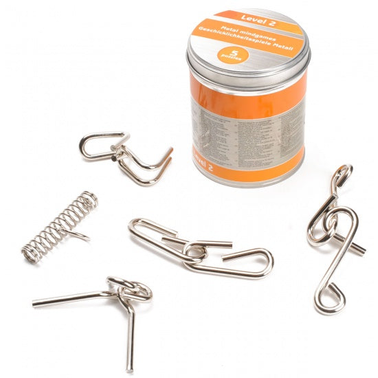 IQ breinpuzzel niveau 2 oranje 5 puzzels