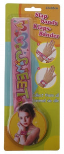 klaparmband sweet meisjes lichtroze 22 x 3,5 cm