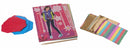 knutselset glitterkleding blauw 31-delig