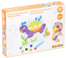 mozaïekpuzzel Schildpad junior oranje 128-delig