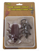 raamkruipers dieren 2 stuks 9 cm bruin