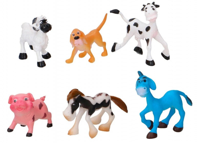 speelset boerderijdieren 6-delig