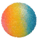 stuiterbal met licht junior 6,5 cm roze/geel/blauw