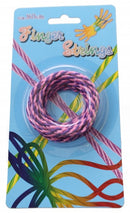 vingertouw 160 cm roze/paars