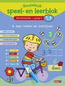 Reuzeleuk speel- en leerblok  Ik leer tellen en schrijven 5-