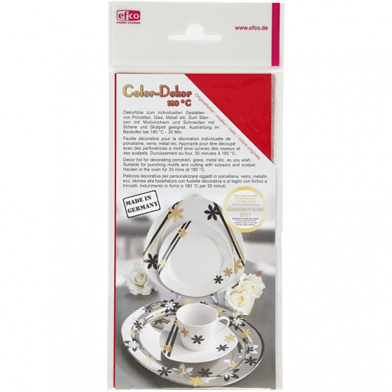 decoratiefolie rood 10 x 20 cm 5 stuks