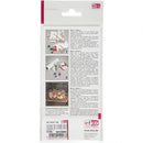 decoratiefolie rood 10 x 20 cm 5 stuks