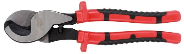 kabelkniptang 22 cm staal/carbon rood/zwart