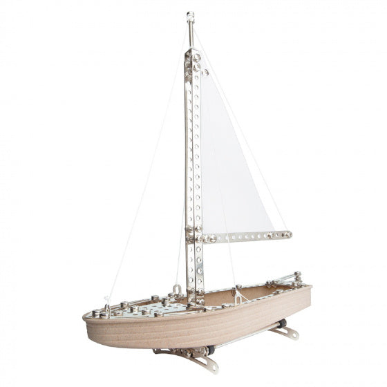 constructieset zeilboot 35 x 29 x 5 cm beige 292-delig