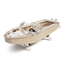 constructieset zeilboot 35 x 29 x 5 cm beige 292-delig