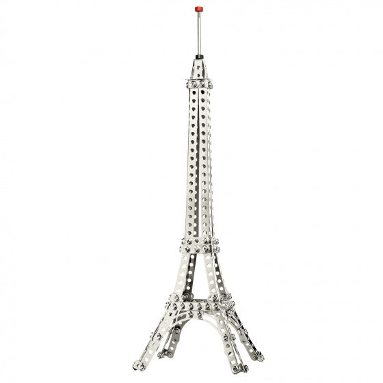 constructieset Eiffeltoren 45 cm staal zilver 252-delig