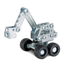 constructieset graafmachine staal zilver 102-delig