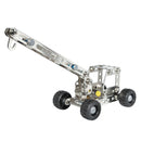 constructieset kraanwagen staal zilver 69-delig