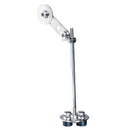 constructieset trein met wagon staal zilver 91-delig