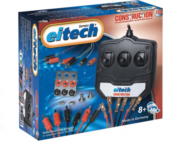 afstandsbediening constructie 3-kanaals 17 cm zwart