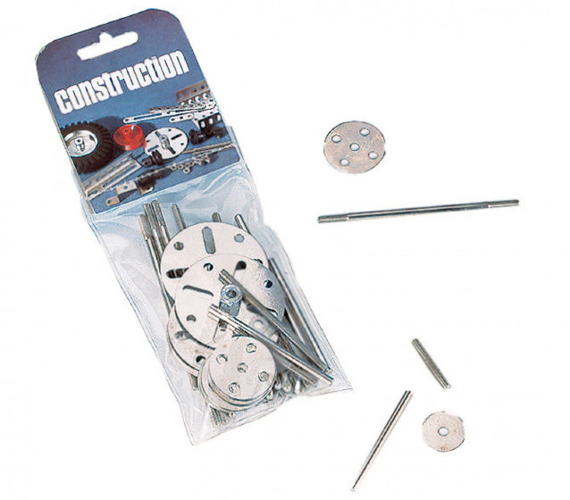 supplementen constructie schijven en assen staal zilver