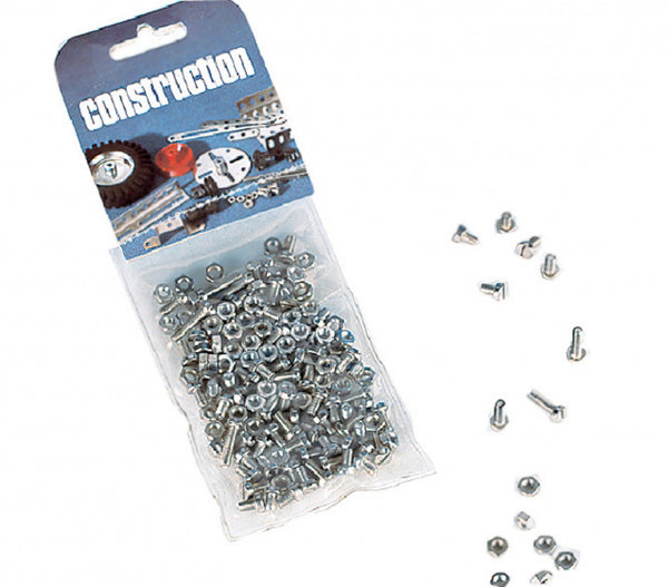 supplementen constructie schroeven/moeren staal zilver