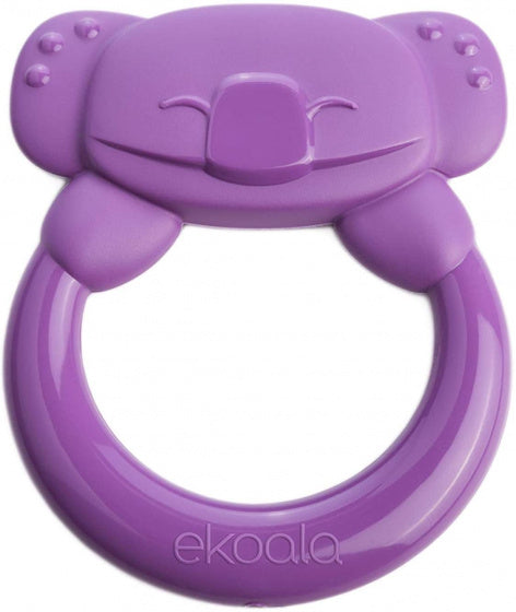bijtring eKummy junior 12 x 9 cm biologisch paars