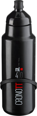bidon en houder Crono TT 400 ml zwart 2-delig