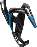 bidonhouder Custom Race Plus 18,4 cm FRP zwart/blauw