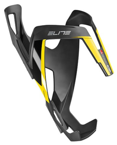 bidonhouder Vico 18,1 x 7,9 cm carbon matzwart/geel