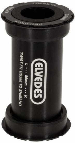 Twist fit trapas Elvedes voor BB386 Shimano 46 x 86 mm
