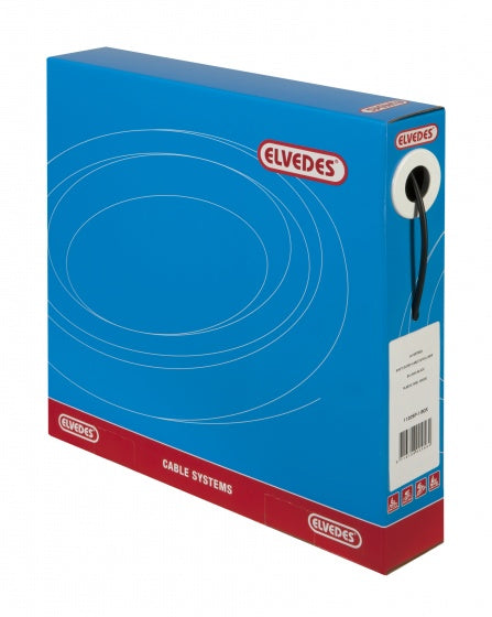 Schakel buitenkabel Elvedes met teflon voering 30 meter / Ø4,2mm - zwart (30 meter in doos)