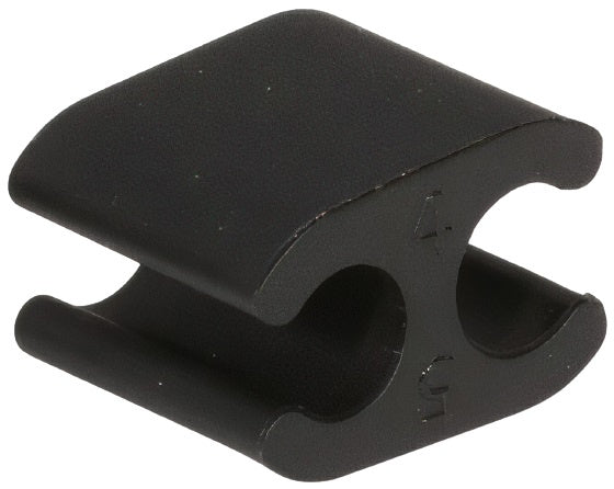 Kabelclips Elvedes Duo PVC  4,1 mm + 5,0 mm - zwart (50 stuks)