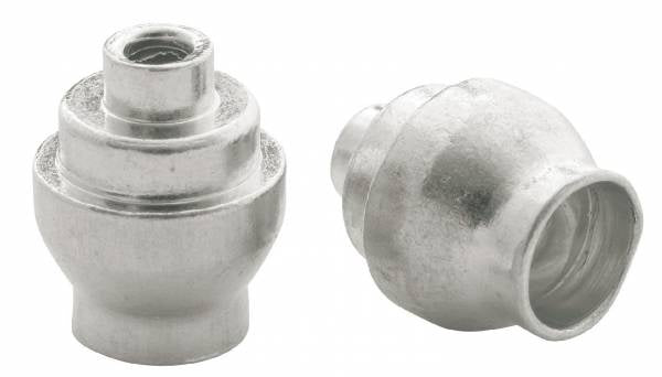 kabelhoedjes 5,5 x 12 mm messing zilver 100 stuks