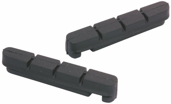 Road vervangings remschoenen Elvedes 55 mm voor Shimano cartridge V-brake (op kaart)