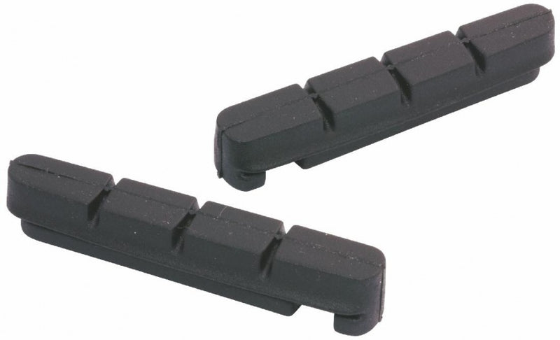 Road vervangings remschoenen Elvedes 55 mm voor Shimano cartridge V-brake (op kaart)