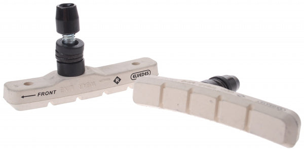 Remblokset Elvedes V-brake 72 mm - wit (25 paar)