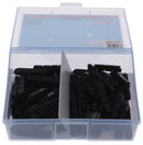 Vervangingspads voor V-brake Elvedes 6810 rubber 55 x 12 mm - zwart (25 paar)