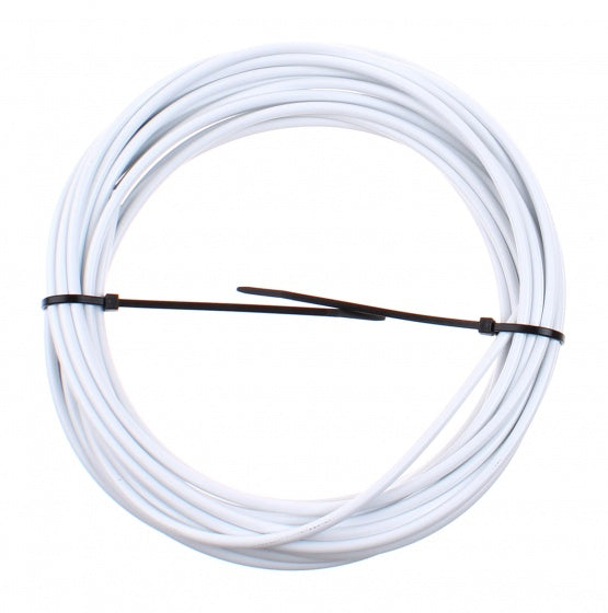 Rem buitenkabel Elvedes met teflon voering ø5,0mm / 10 meter - wit (rol)