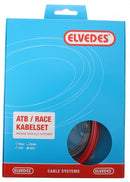 Rem kabelkit Elvedes ATB / race compleet - rood (in doosje)