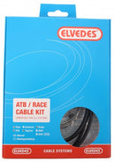 Rem kabelkit Elvedes ATB / Race compleet - zwart (in doosje)