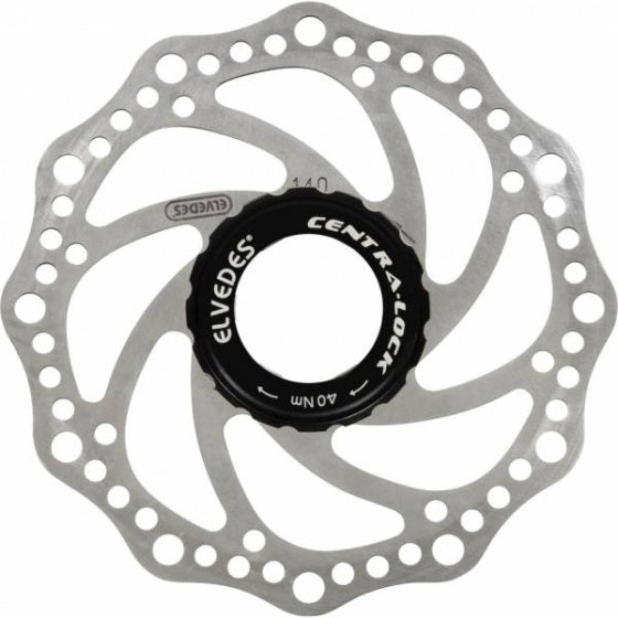 Remschijf Elvedes SC14 RVS ø140mm met Center Lock