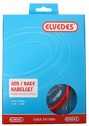 Schakel kabelkit Elvedes ATB / race compleet - rood (in doosje)