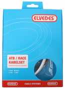 Schakel kabelkit Elvedes ATB / Race compleet - wit (in doosje)