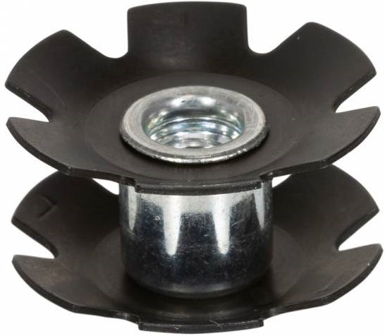 Balhoofdplugklauw Elvedes 1-1/8" voor metalen vorkbuis - zwart (5 stuks)