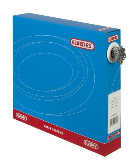 Schakel binnenkabel Elvedes 2250mm RVS Ø1,1mm N-nippel Ø4 × 4 (100 stuks) - Zilver