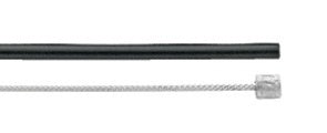 Versnellingskabelset 3/7-speed Elvedes Nexus 1700 / 2250 mm RVS - zwart (op kaart)